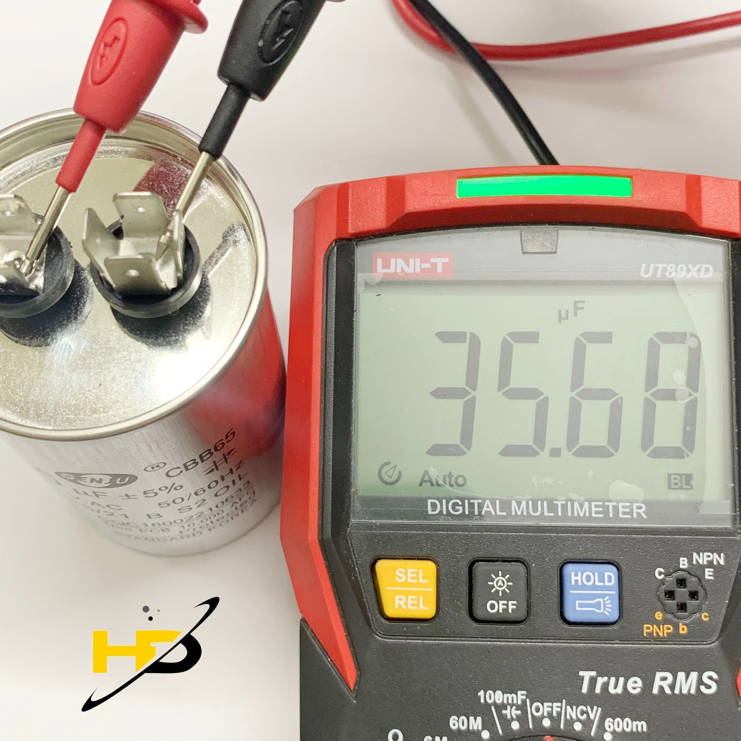 Tụ Khởi Động CBB65 35uF 450V Dùng Cho Máy Lạnh, Điều Hòa, Máy Giặt Vỏ Nhôm