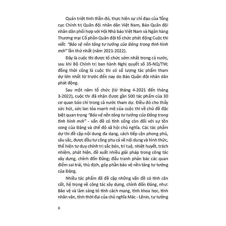 Sách - Bảo Vệ Nền Tảng Tư Tưởng Của Đảng Trong Tình Hình Mới - VIETNAMBOOK