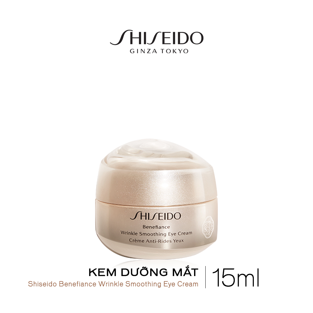 Kem dưỡng mắt Shiseido Benefiance Wrinkle Smoothing Eye Cream 15ml