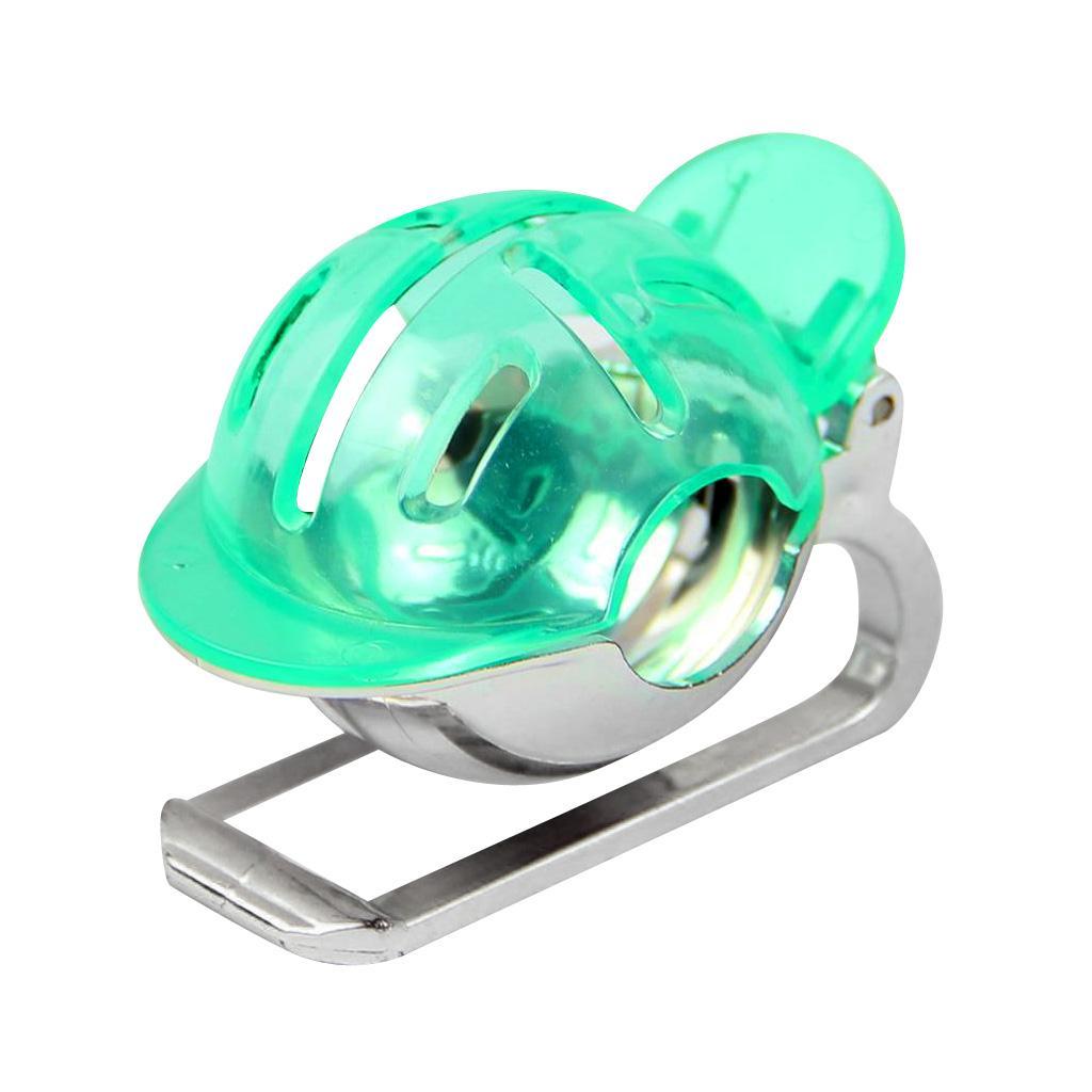 Portable 2 Pcs Golf Ball Liner Drawer Marker Line Alignment Tool Blue Green
