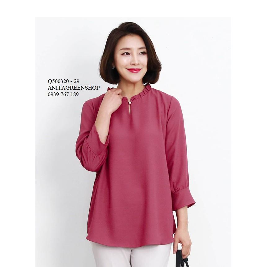 Q500320- ÁO KIỂU NỮ TAY LỠ