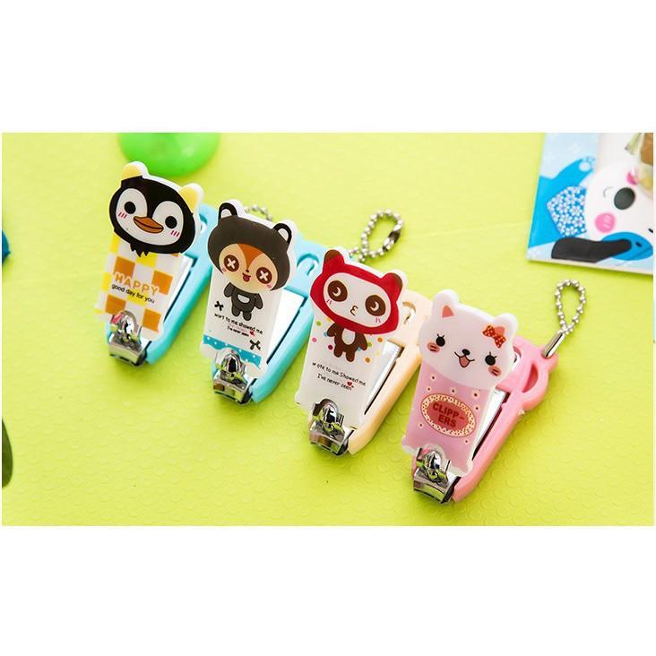 Bấm móng tay móc khóa hình thú cute  J4293