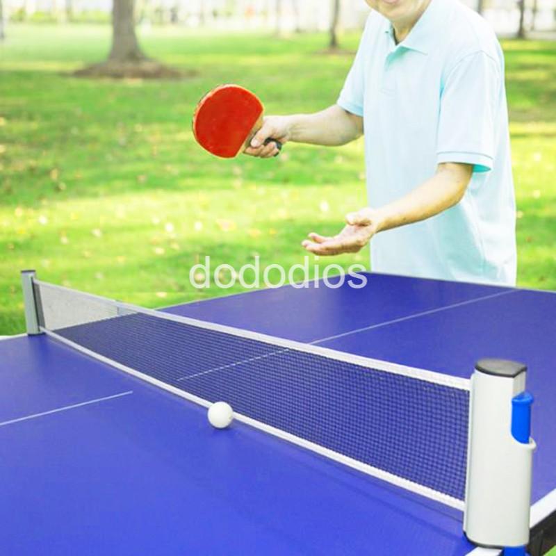 Combo 2 Vợt Bóng Bàn Tặng Kèm 3 Quả Bóng Bàn + Kẹp Trụ Lưới Bóng Bàn Rút Gọn Nhựa ABS 1,7m Chính Hãng dododios