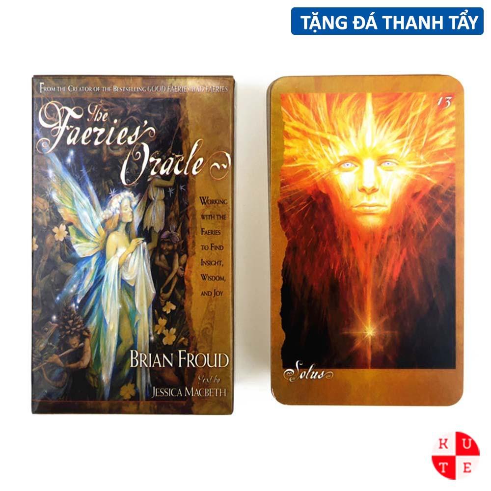 Bài Oracle The Faeries 66 Lá Bài Tặng Đá Thanh Tẩy