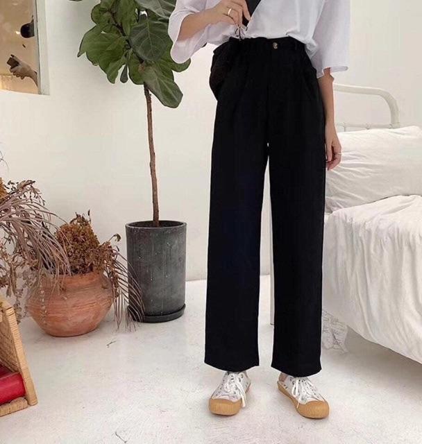 Quần baggy chất kaki