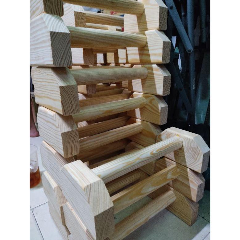 Dụng Cụ Hít Đất gỗ Parallettes hàng loại 1