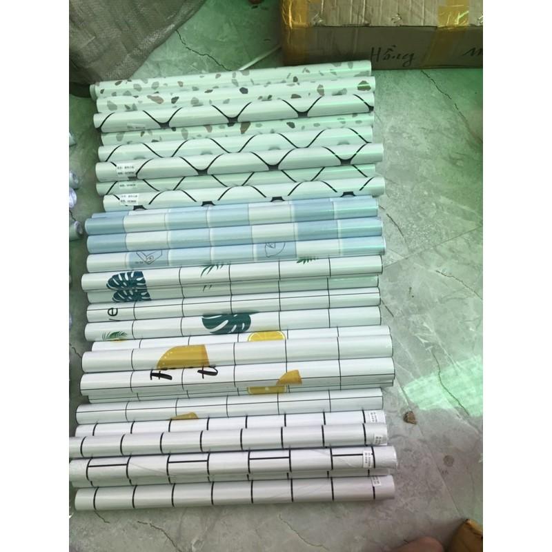5M DECAL tráng nhôm hiện đại cho nhà bếp nhà tắm khổ 60cm keo sẵn