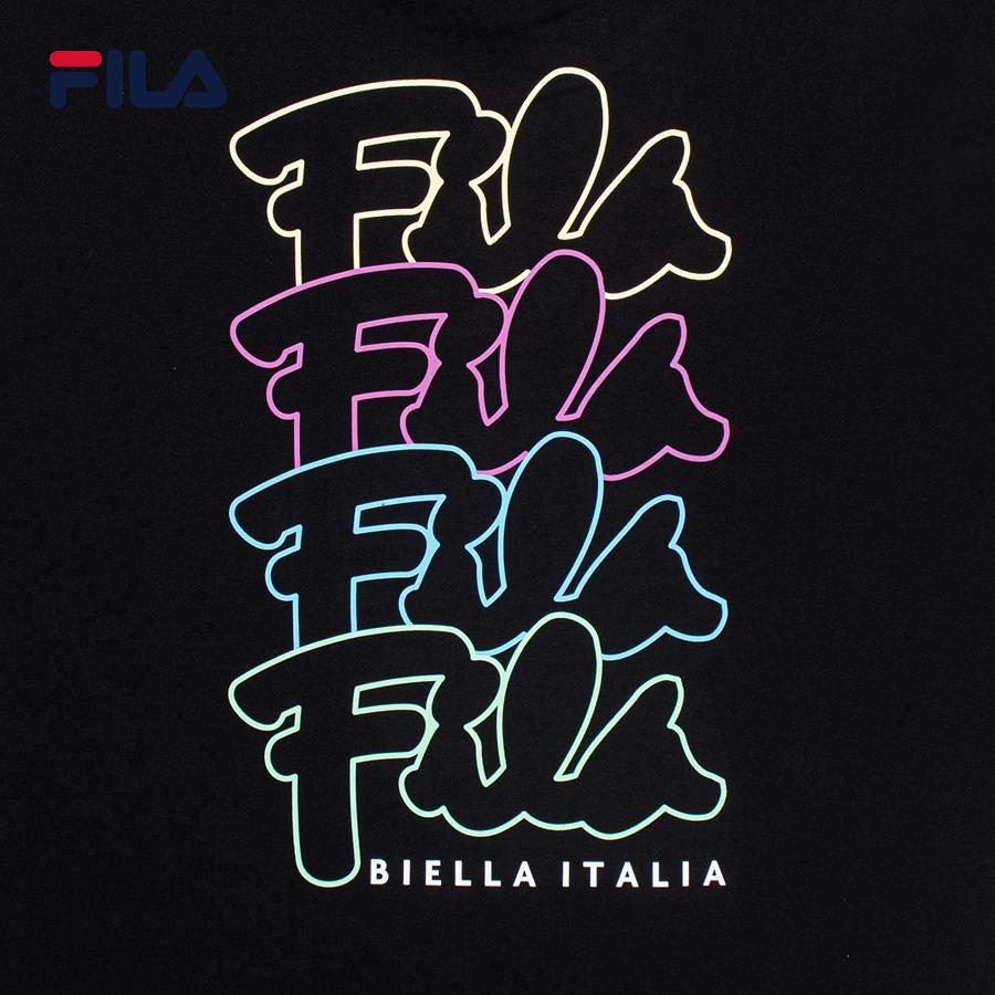 Áo thun tay ngắn thời trang unisex Fila SHORT SLEEVE TEE - FW2RSE3011M-BLK