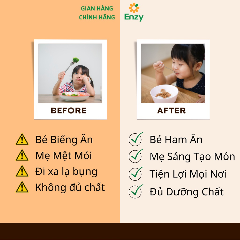 Gia Vị Rắc Cơm Ăn Dặm Cho Bé, Đồ Ăn Furikake Vị Bò Sốt Bơ, Gia Vị Rắc Cơm Enzy, Gói 30gr