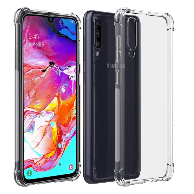 Ốp lưng cho Samsung A70 chống sốc trong suốt có khả năng phát sáng