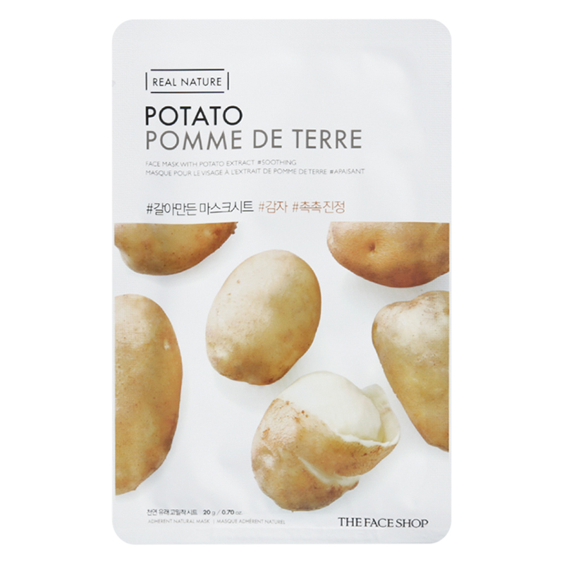 Bộ 5 Miếng Mặt Nạ The Face Shop Real Nature Potato Face Mask 20g