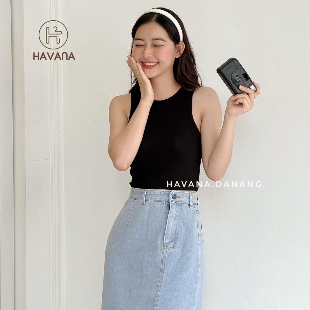 Áo ba lỗ nữ, croptop sát nách nữ ôm body