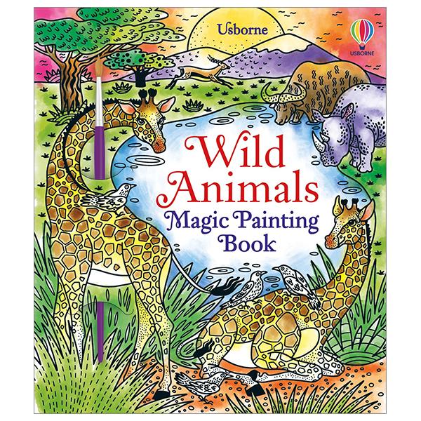 Wild Animals Magic Painting Book