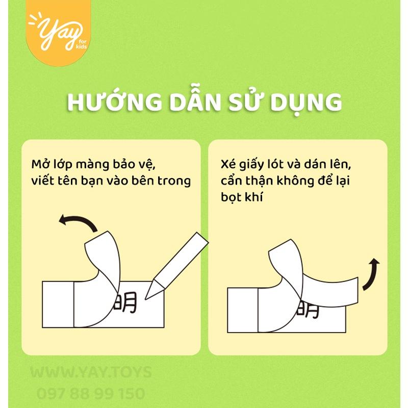 Nhãn Tên Chống Thấm Nước 3+ | TOI