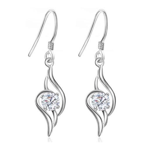 Bông tai alice thời trang trắng/tím - BH524