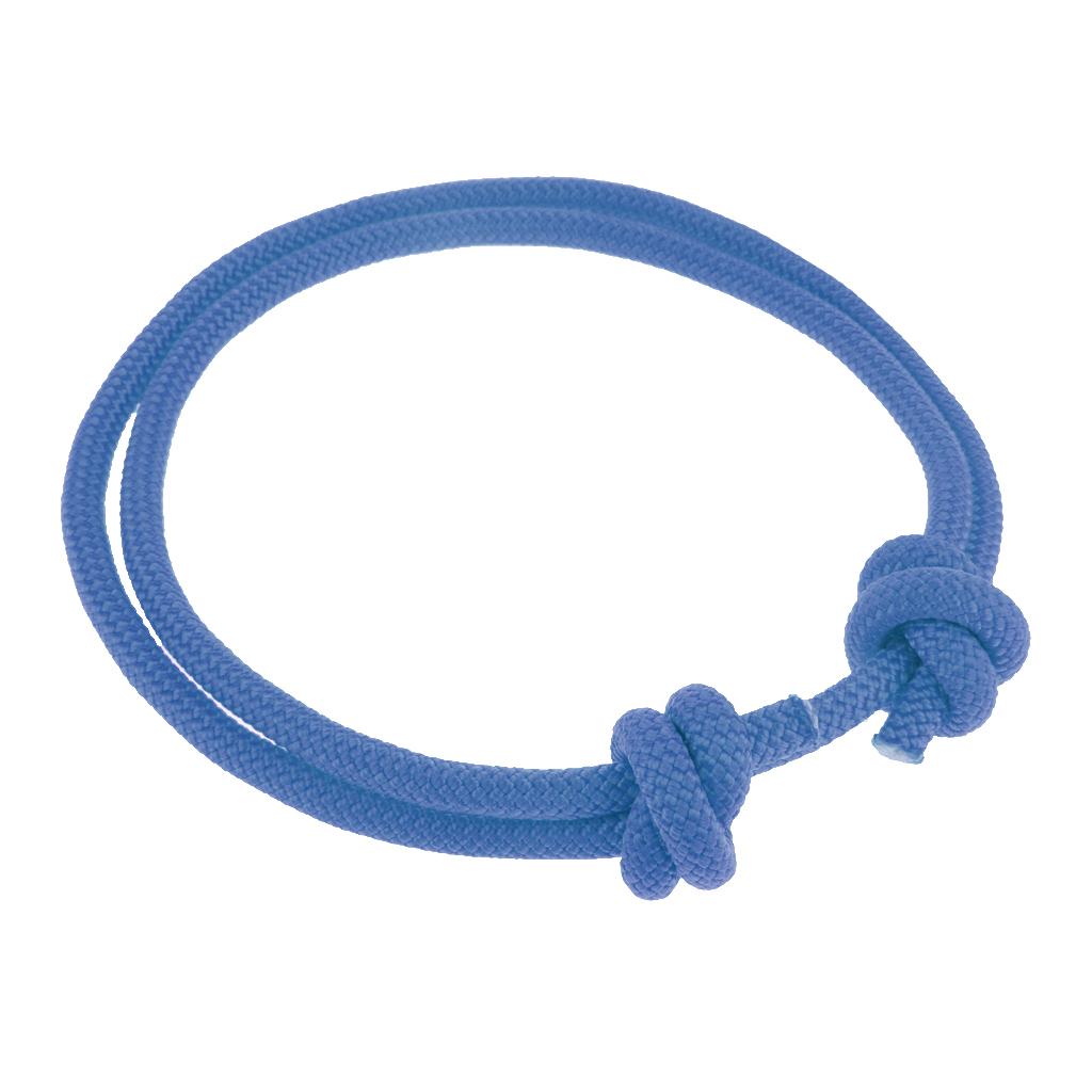 2x6mm Heat Resistant Rock Climbing Knotted Pre-sewn Prusik Cord Blue