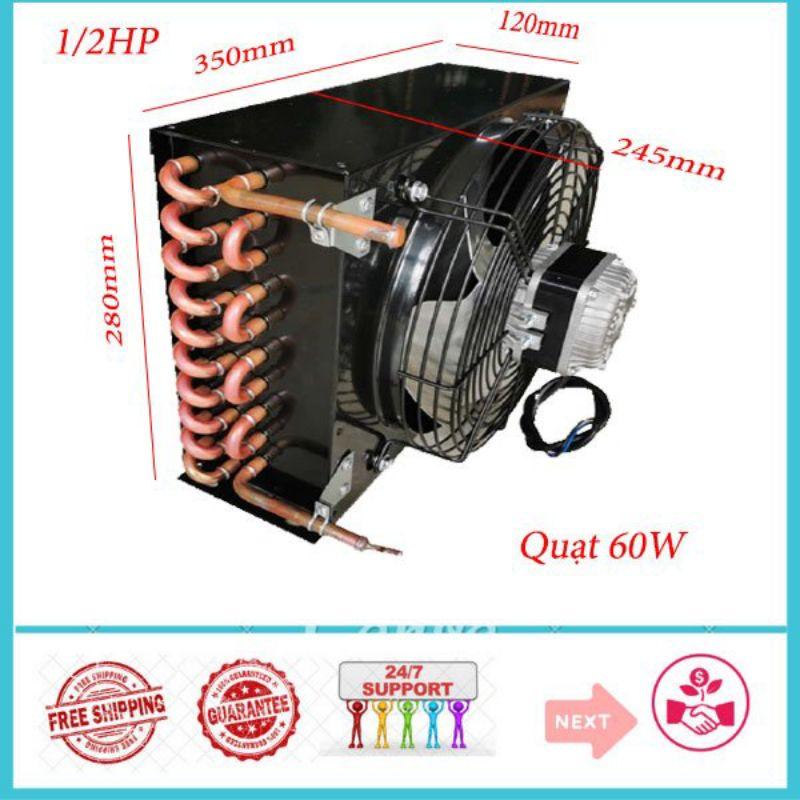 DÀN NÓNG COIL CÔNG SUẤT 1000W KÈM QUẠT 60W Model FNA 1.0/4.4 1/2HP SỬ DỤNG RỘNG RÃI TRONG CÁC CÔNG TRÌNH LÀM LẠNH