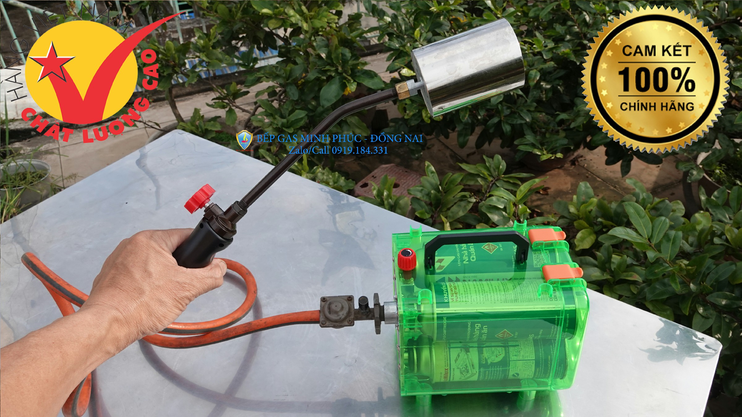 Hộp lon gas mini 4X - Giải pháp thay thế bình gas lớn 12Kg - HÀNG CHÍNH HÃNG