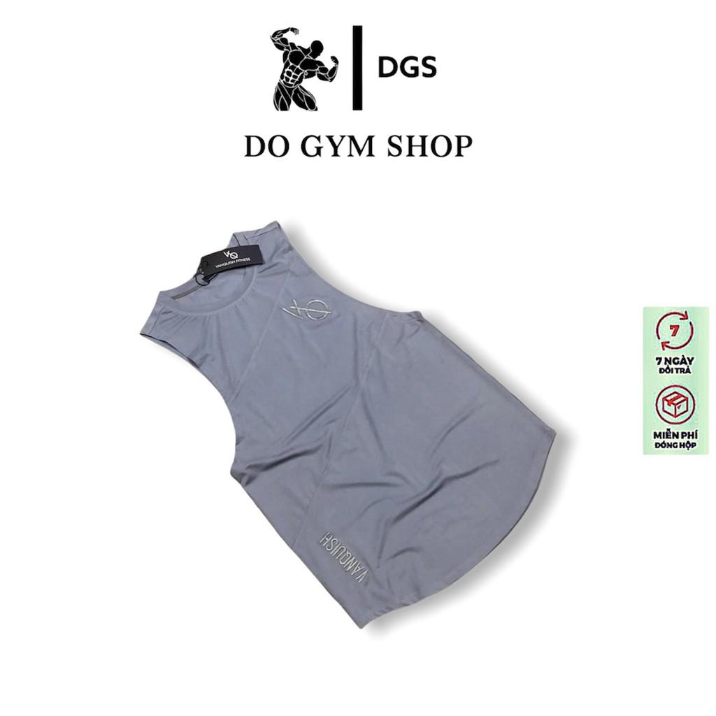 Áo tanktop nam tập gym, chơi thể thao DO GYM SHOP thun lạnh 4 chiều thoáng mát thoải mái mặc nhà, chơi thể thao