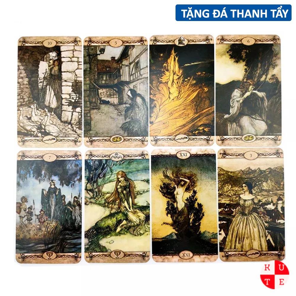 Bài Tarot Rackham 78 Lá Bài Tặng File Tiếng Anh Và Đá Thanh Tẩy