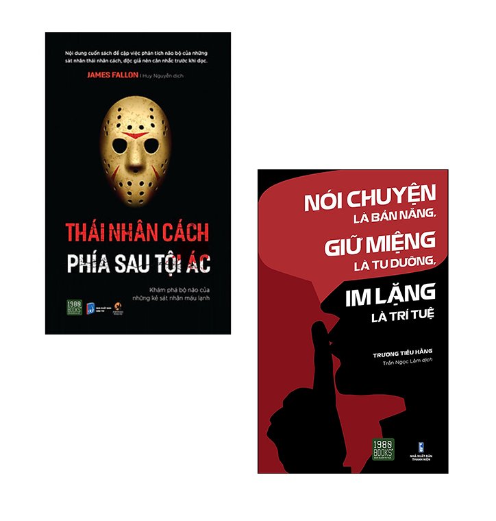 Combo 2 cuốn: Thái Nhân Cách - Phía Sau Tội Ác + Nói Chuyện Là Bản Năng, Giữ Miệng Là Tu Dưỡng, Im Lặng Là Trí Tuệ ( Kiến Thức Thú Vị Về Cá Nhân Mỗi Người/ Tặng Kèm Bookmark)