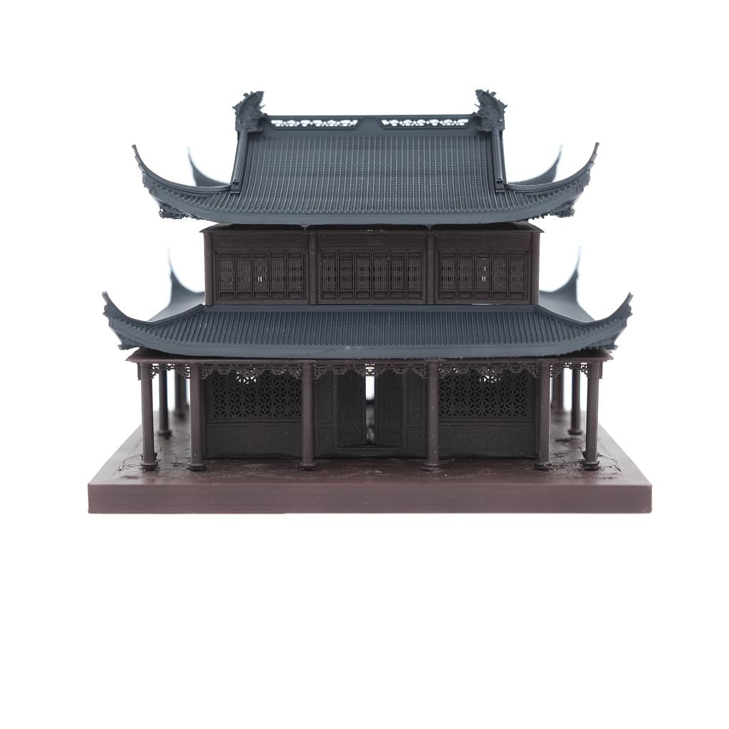 Mô hình tiểu cảnh CỔ TỰ - bán cạn - bể cá - hòn non bộ - terrarium - tinh xảo - chất lượng cao