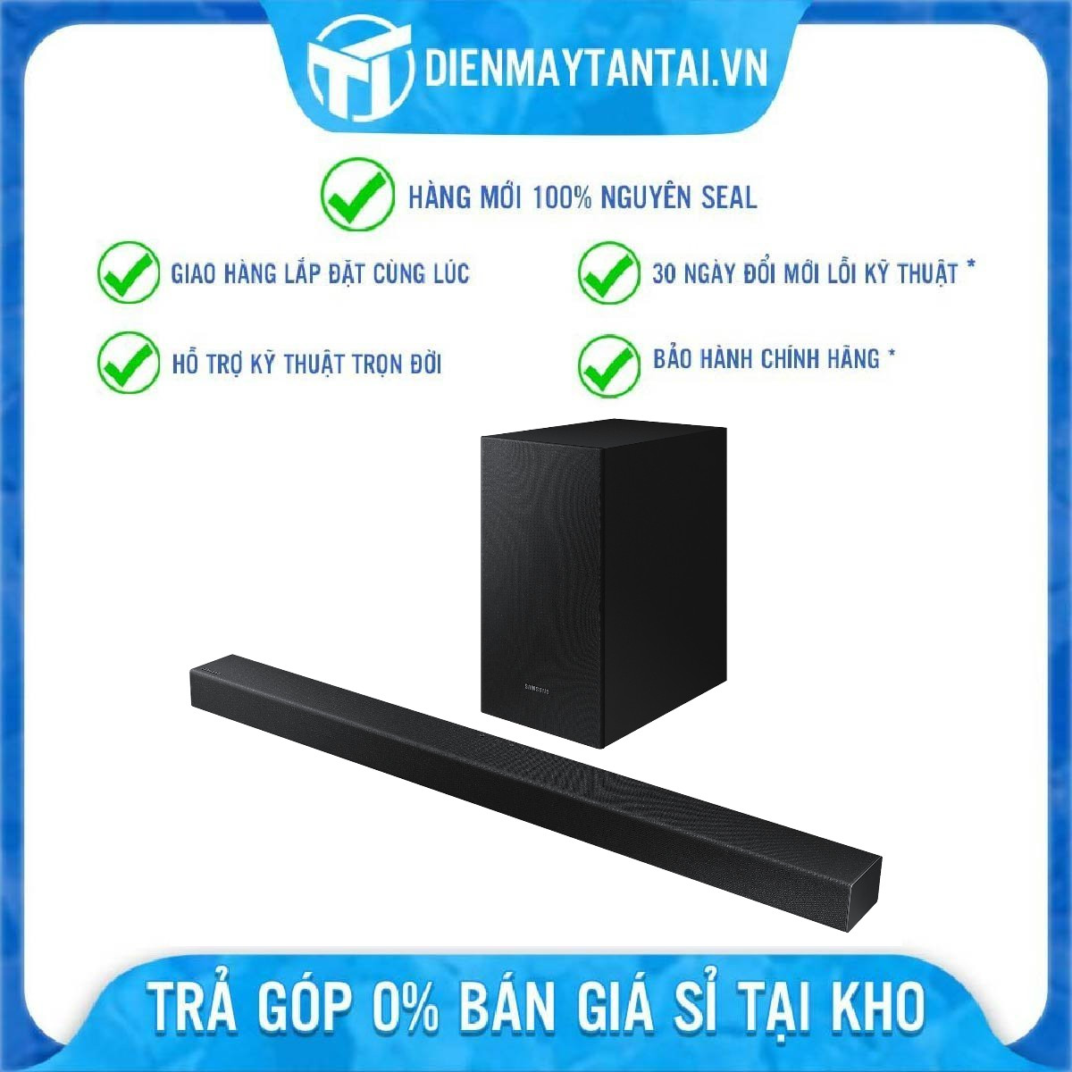 Loa thanh Soundbar Samsung 2.1 150W HW-T420/XV- Hàng chính hãng