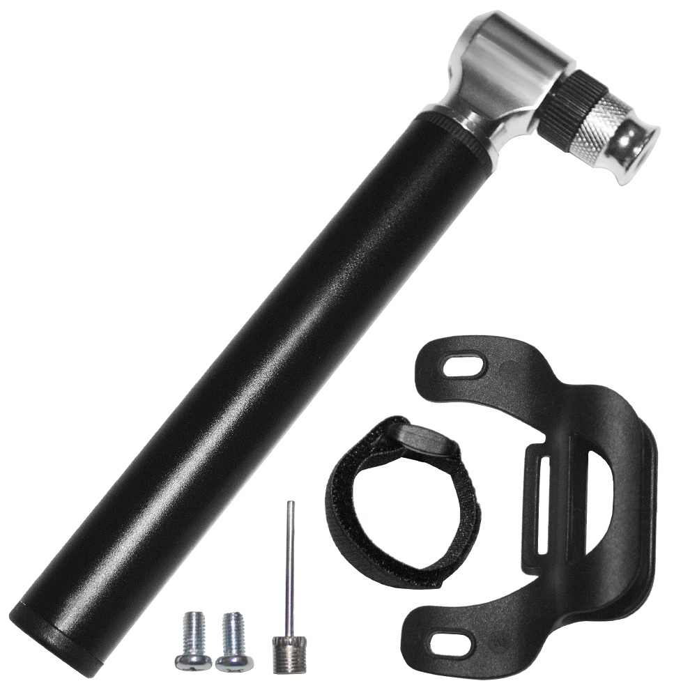 Ống Bơm Hơi Xe Đạp Mini 300PSI Áp Suất Cao Cho Van Presta Và Schrader