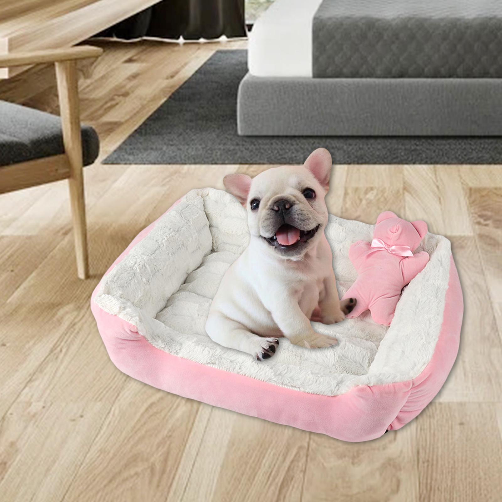Warming puppy cat bed Pink