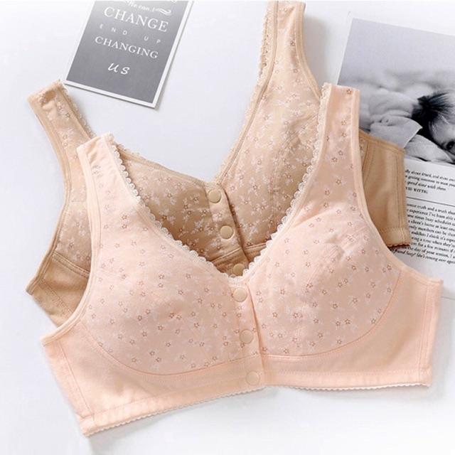 Áo lót nâng ngực cúc trước không gọng