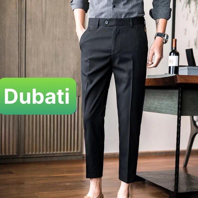 QUẦN TÂY ÂU NAM DÁNG BODY VẢI CO GIÃN CAO CẤP- DUBATI FASHION