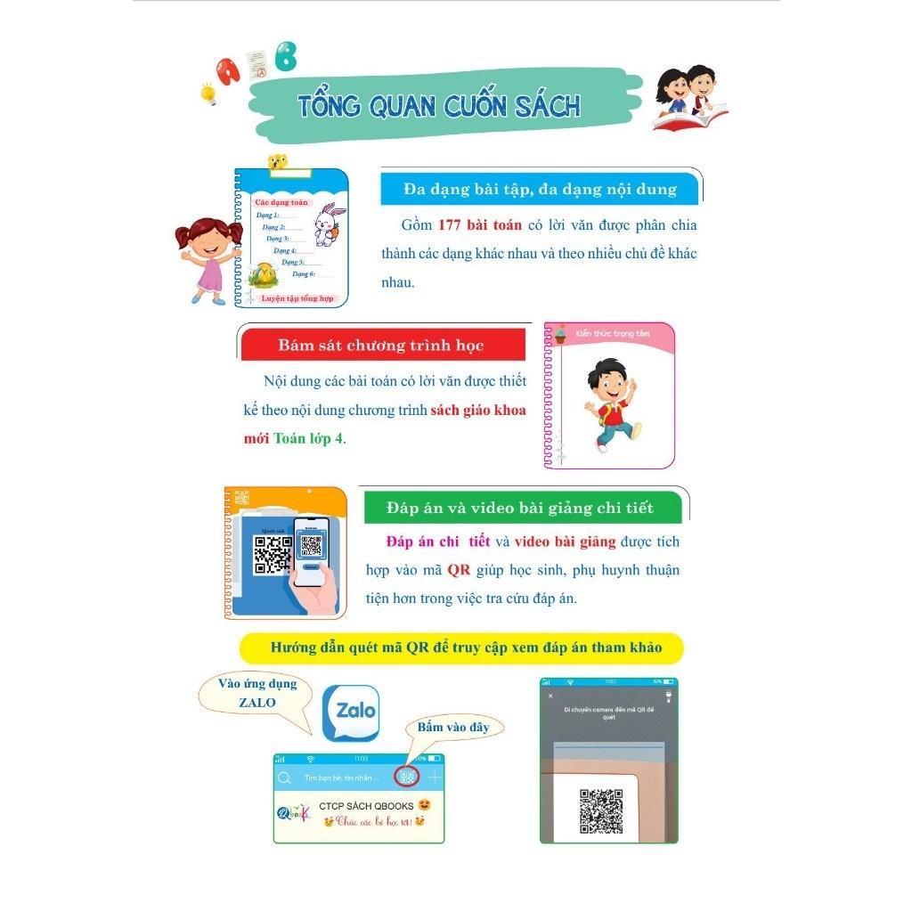 Giải Toán Có Lời Văn Lớp 4 - Chương Trình Mới (1 Cuốn)  - Bản Quyền