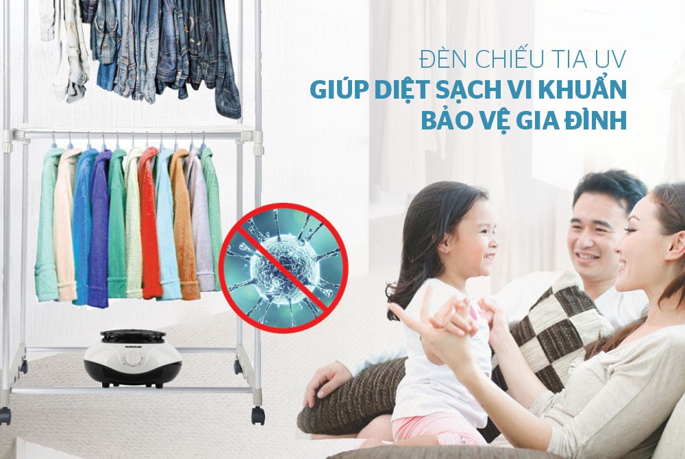 Tủ sấy quần áo SHD 2702