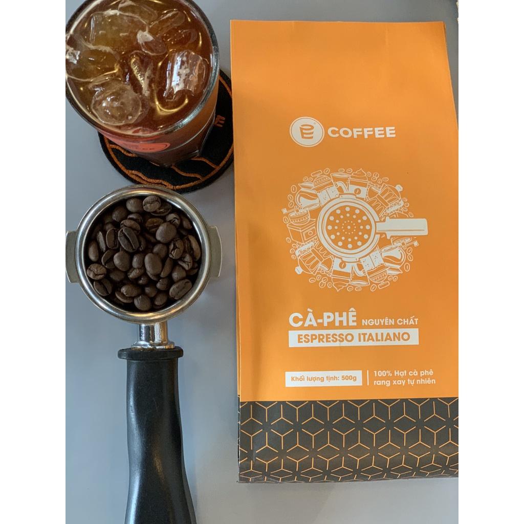 Cà phê ESPRESSO ITALIANO (500 gram) 100% hạt cà phê Arabica Chất lượng cao từ Colombia, Brazil, Việt Nam