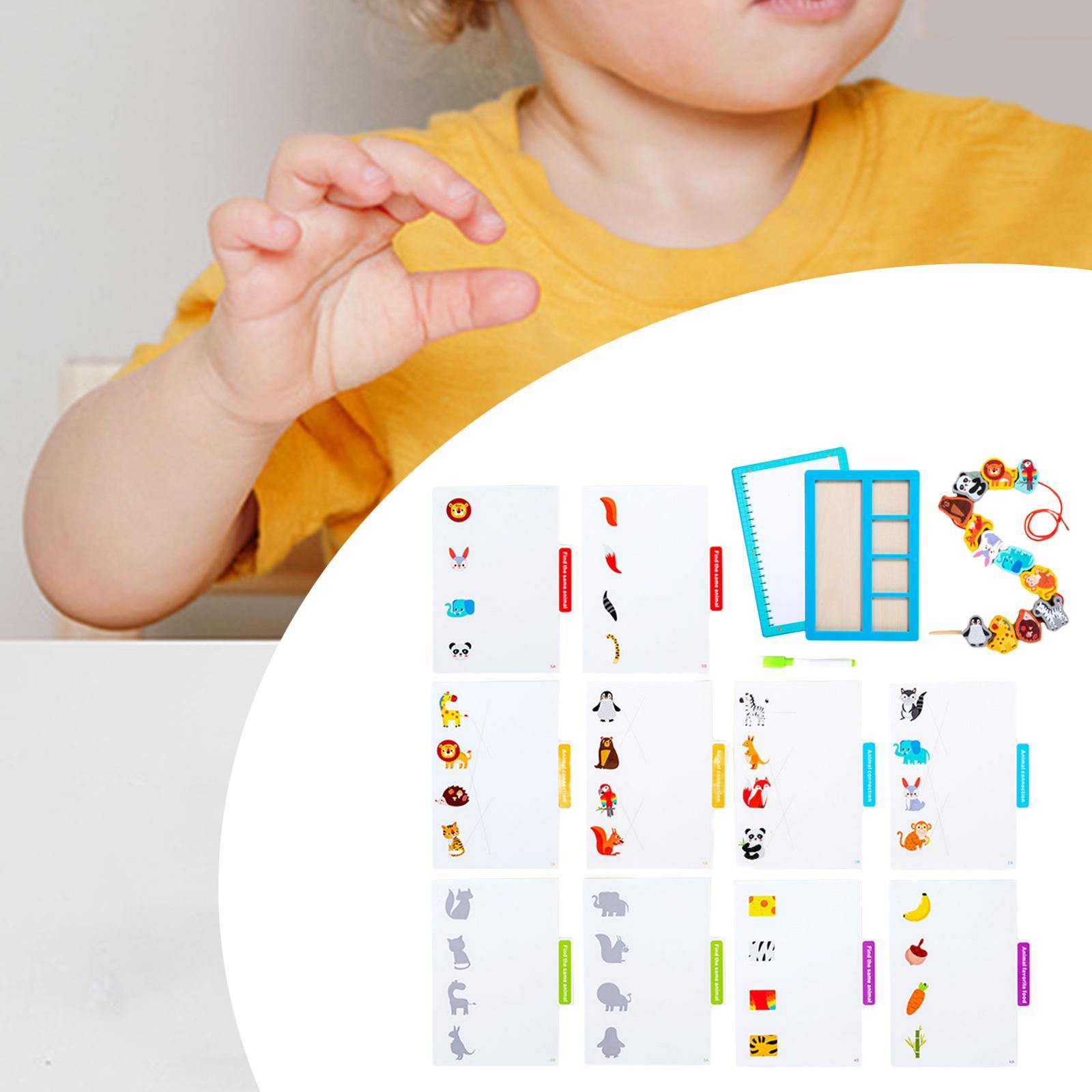 Memory Game with Blocks Wooden Matching Game for Game