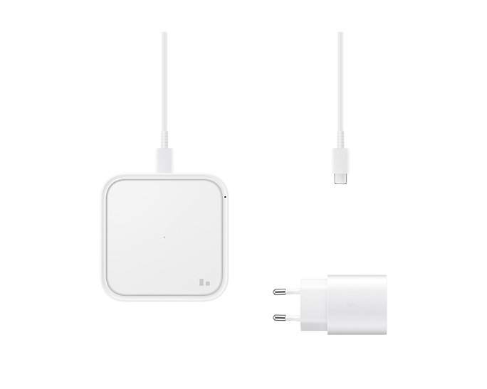 Đế Sạc Không Dây Samsung 15W (kèm củ 25W và cáp USB-C) (EP-P2400) - Hàng Chính Hãng