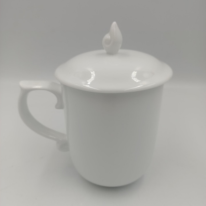 Ca Trà Sứ Có Nắp Dung Tích 300 ML Cao Cấp