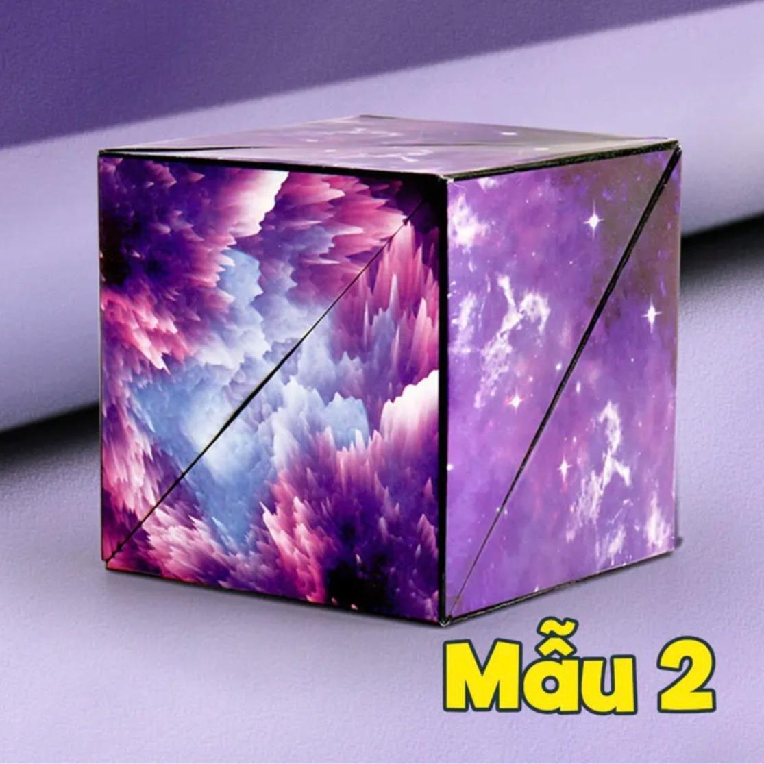 Khối Rubik Hình Học 3D Biến 72 Hình Galaxy Có Nam Châm Magic Cube Rubic Xếp Hình 3D 72 biến thể