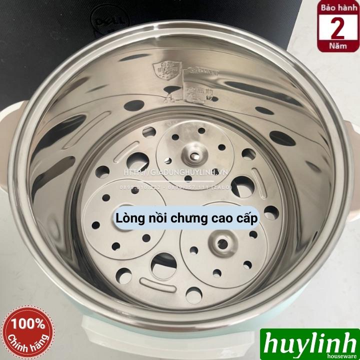 Nồi nấu chậm - chưng yến cách thuỷ Bennix BN-22CWG - thố lớn 2.2 lít - 3 thố nhỏ 0.45 lít - Hàng chính hãng