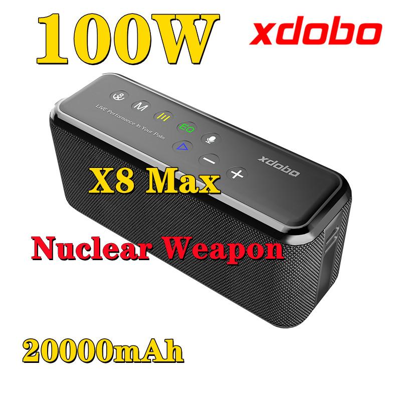 Loa Bluetooth không dây di động Xdobo X8 max 100w siêu dày Loa siêu trầm TWS và dung lượng pin 20000mah Caixa De Som Màu sắc: X8 60W