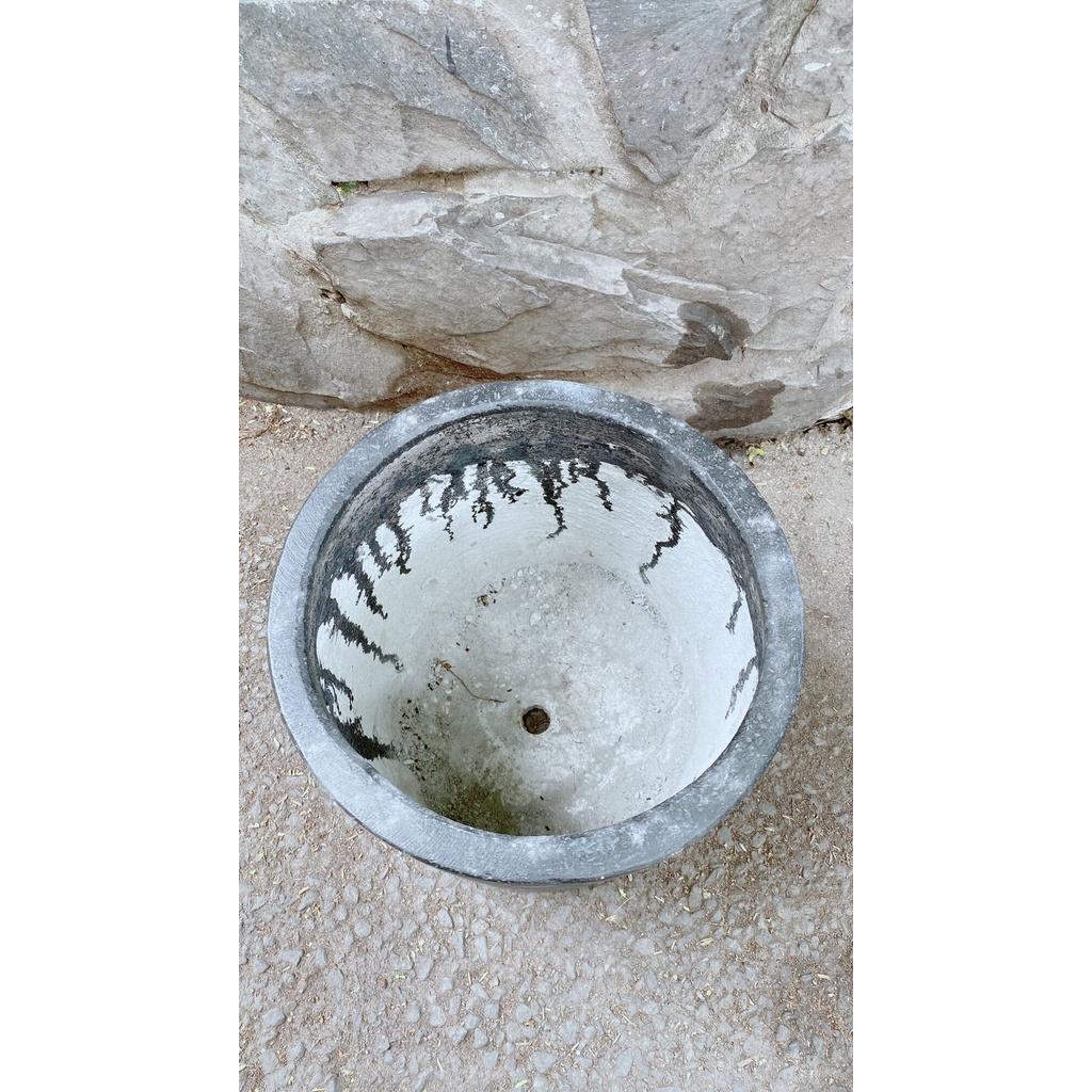 Chậu Xi Măng Trồng Cây 25*25cm