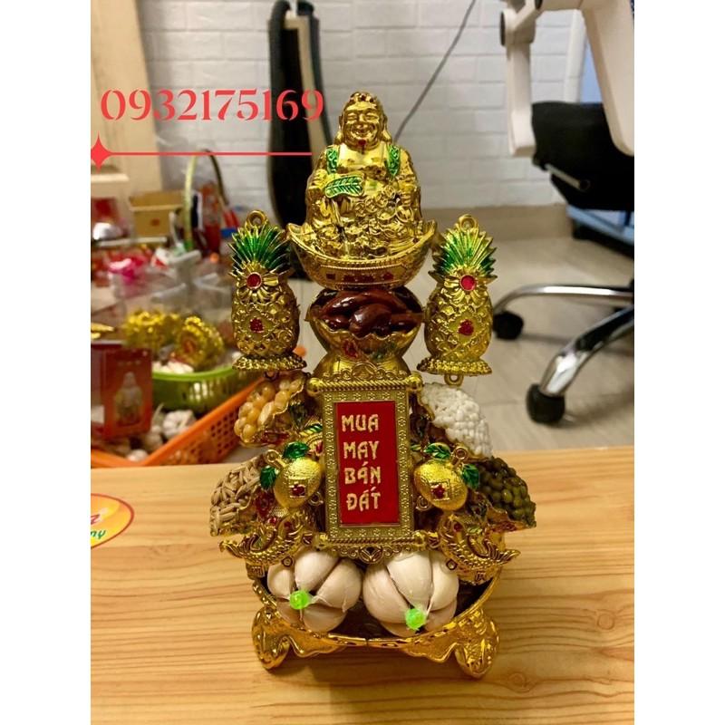 Tháp tỏi túi vàng ngũ đậu- ông Địa cầu tài mua may bán đắt