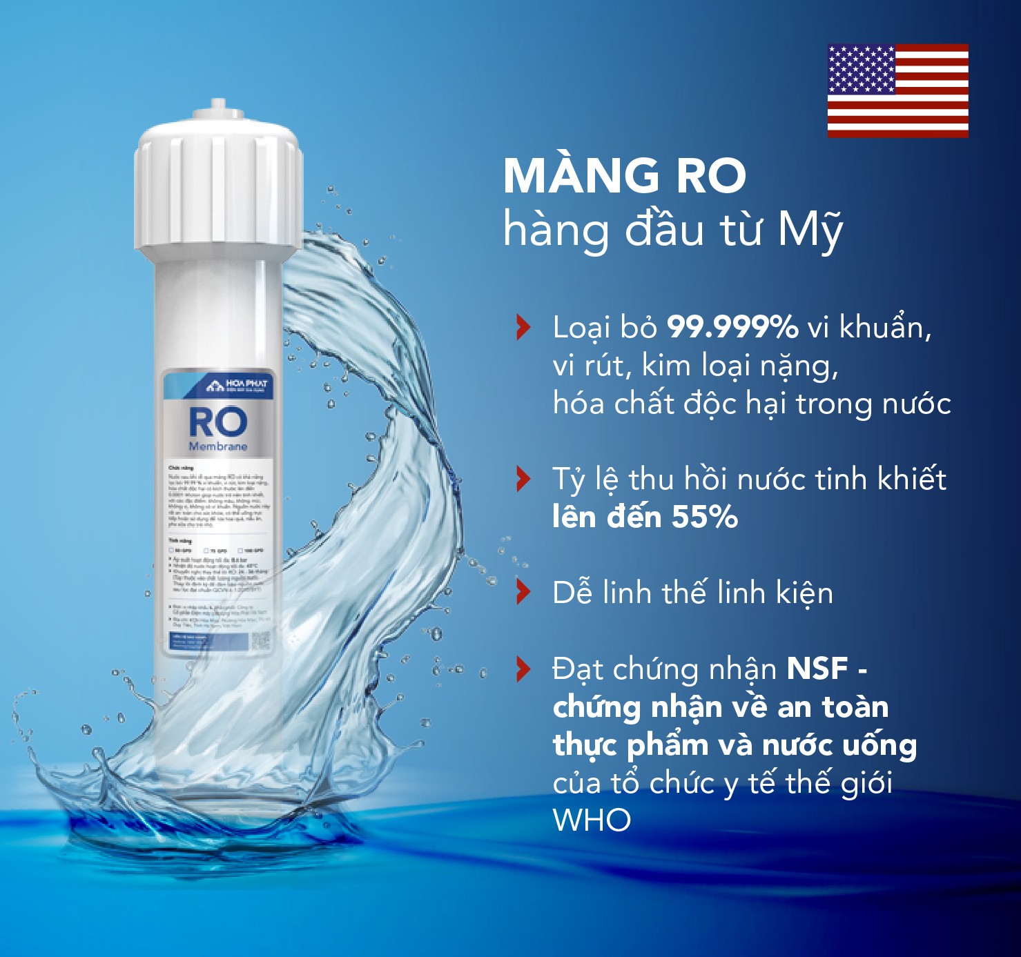 Máy Lọc Nước RO Nóng Lạnh 10 Lõi Hòa Phát HWBR1A-1021 - Đạt Chuẩn Uống Trực Tiếp Tại Vòi - Bảo Hành 36 Tháng - Hàng Chính Hãng