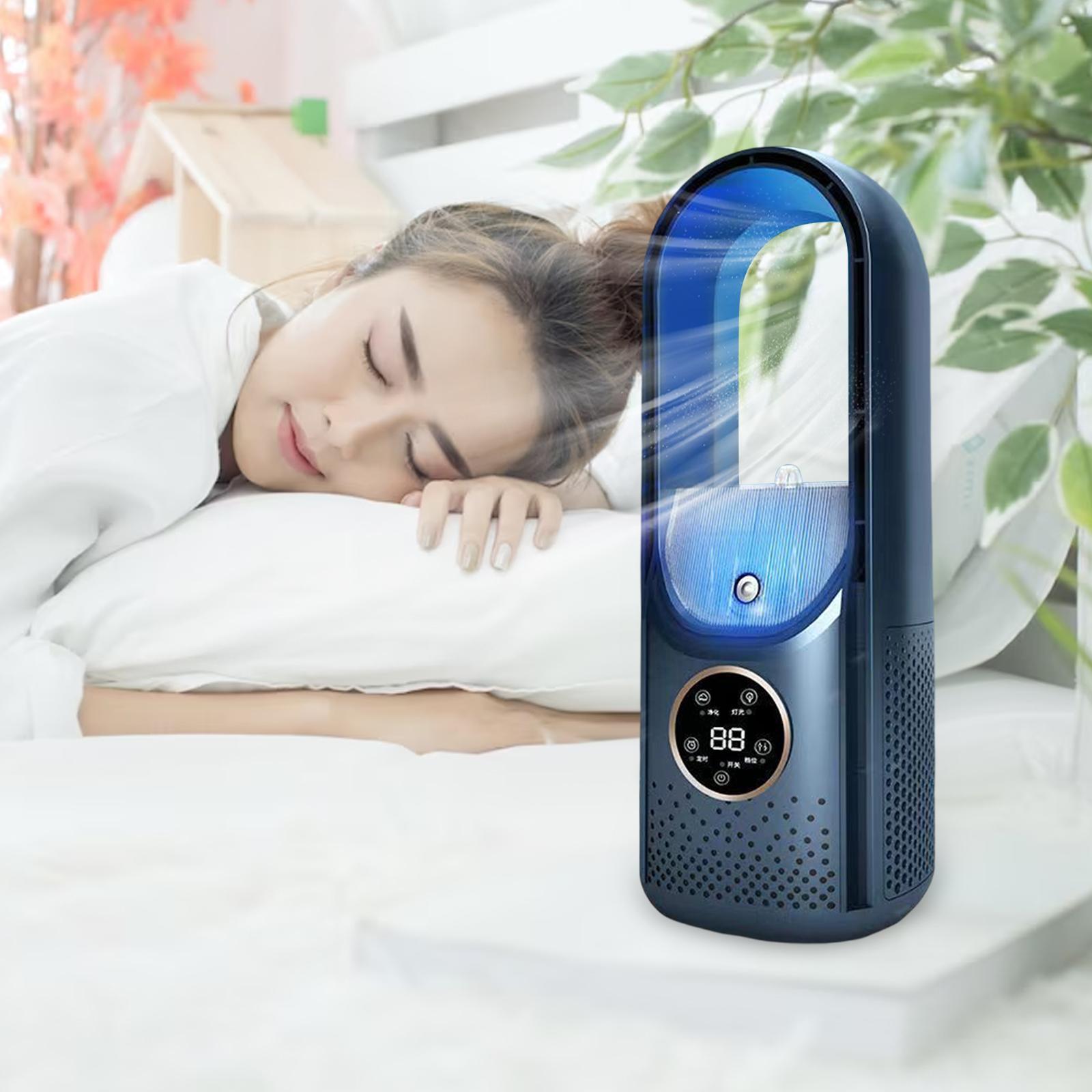 Portable Air Conditioner Evaporative Air Fan Quiet Air Cooling Fan Adjustable Water Cooling fan Conditioning Fan for Desk Room