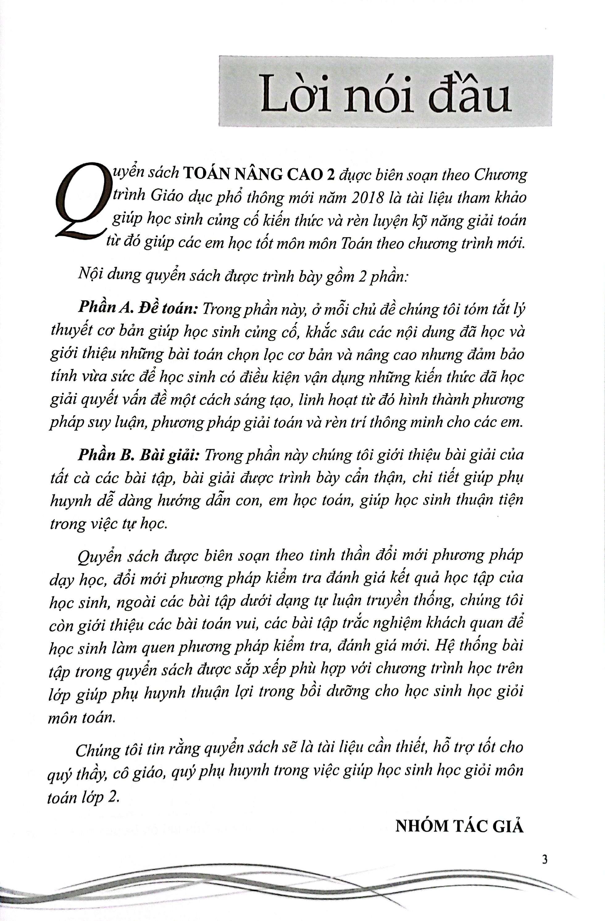 Sách - Toán Nâng Cao 2 - Dành Cho Học Sinh Yêu Thích Toán