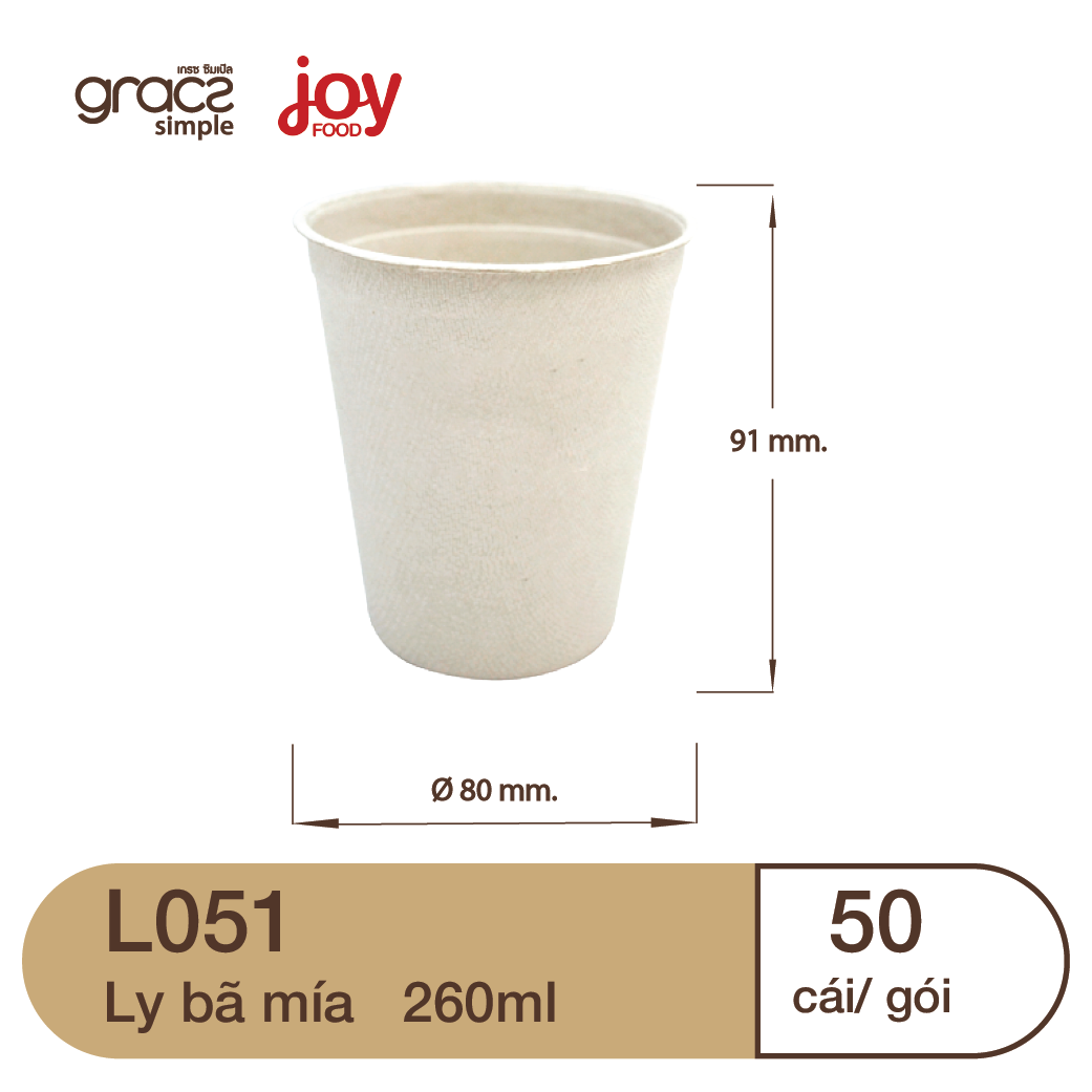 Combo 50 ly bã mía Gracz Thái Lan 260ml