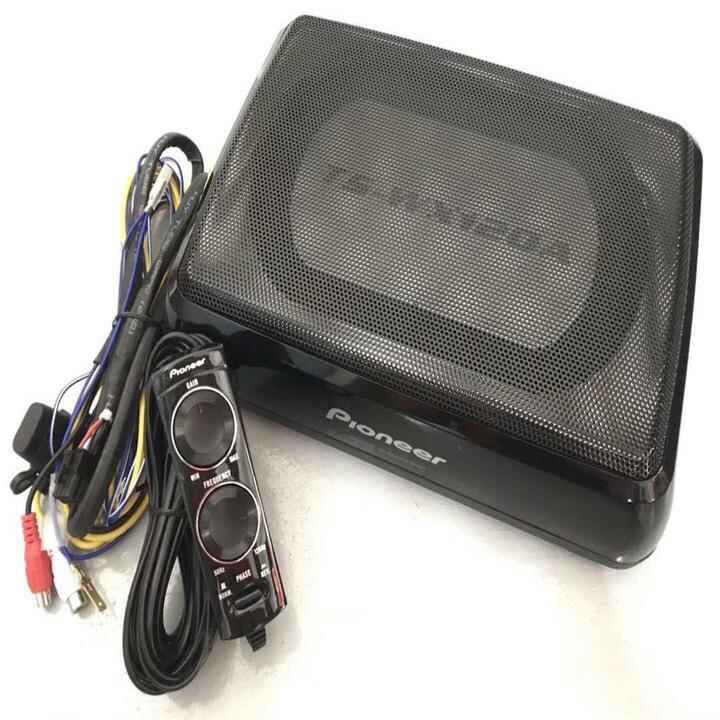 Loa sub gầm ghế ô tô thương hiệu cao cấp Pioneer TS-WX120A - Hàng Chính Hãng