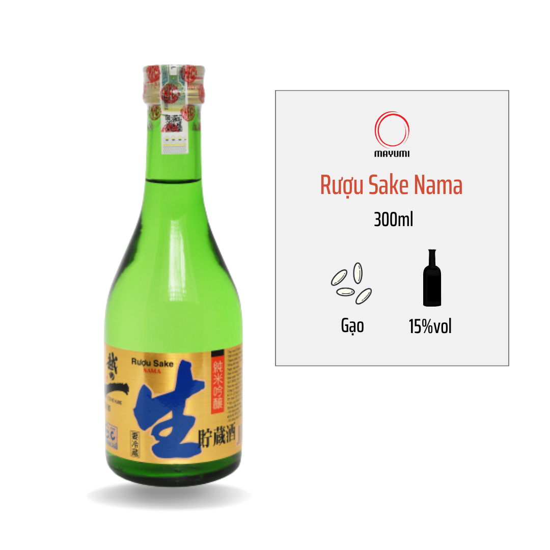 Rượu Sake Nama 300ml 15%