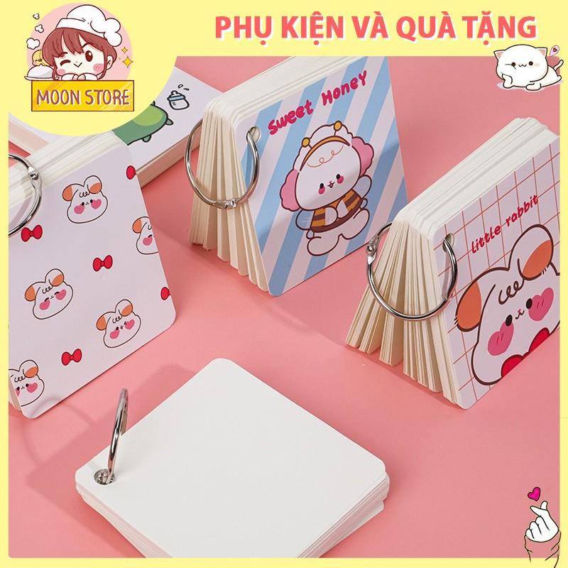 Note ghi chú vuông hoạt hình dễ thương kèm móc