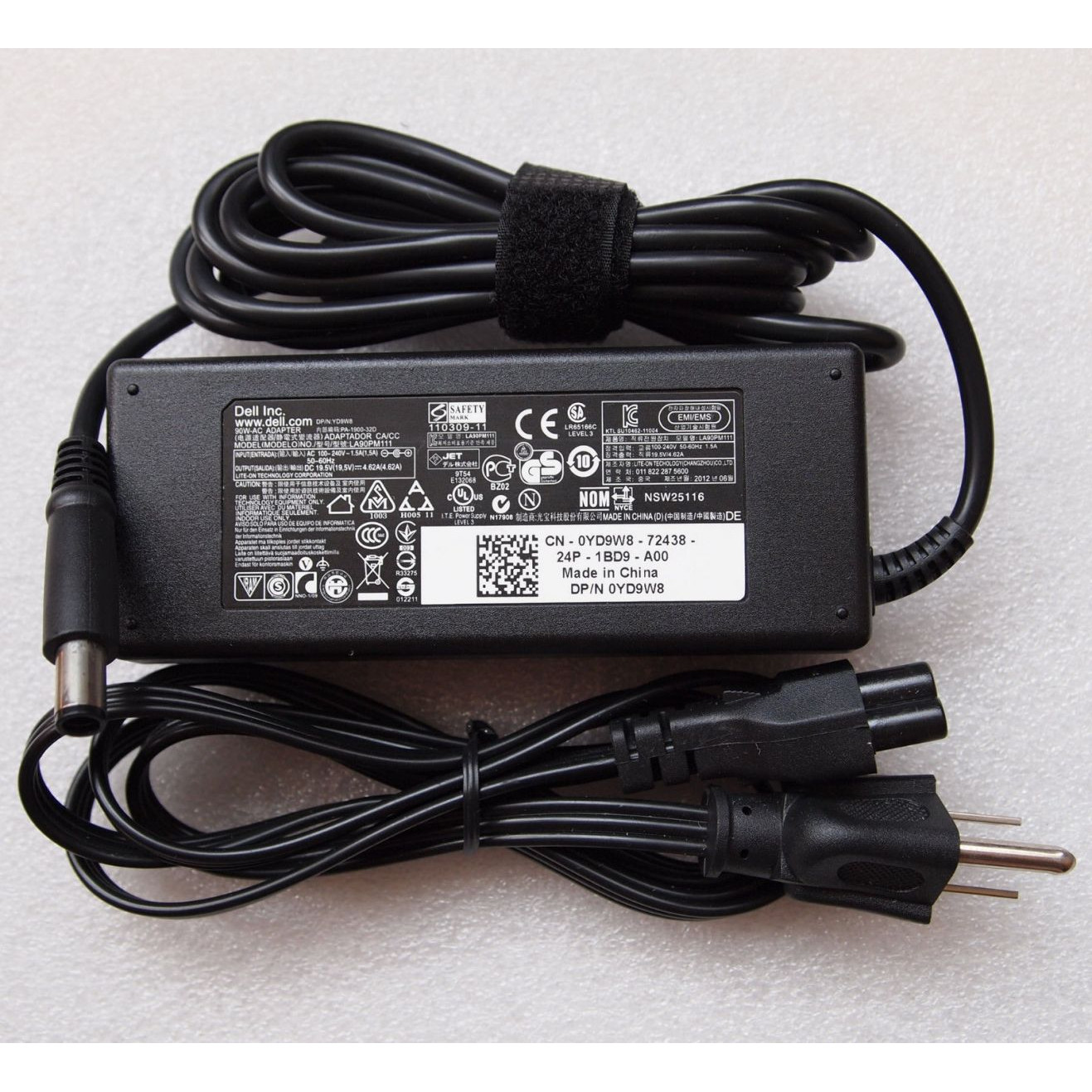 Sạc cho laptop Dell Latitude E4310 Adapter 19.5V-4.62A, 19.5V-3.34A